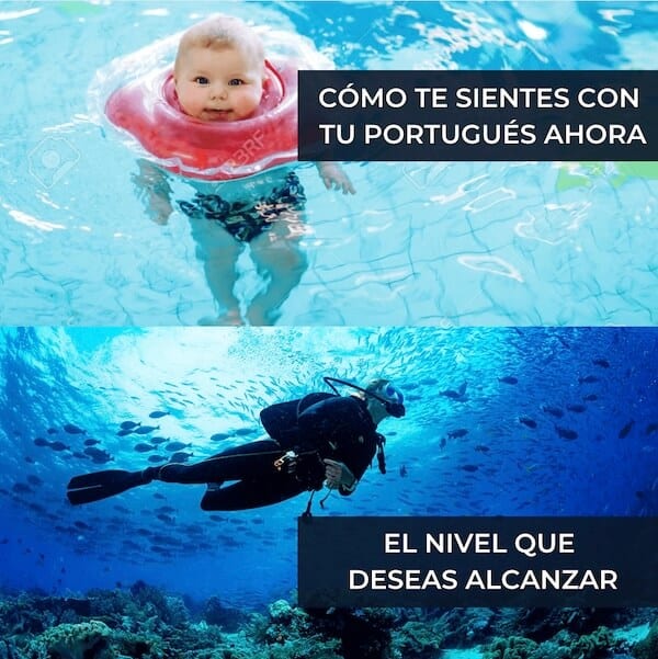 Nível atual e objetivo ao aprender dois idiomas ao mesmo tempo